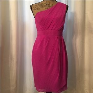Shoshanna magenta dress